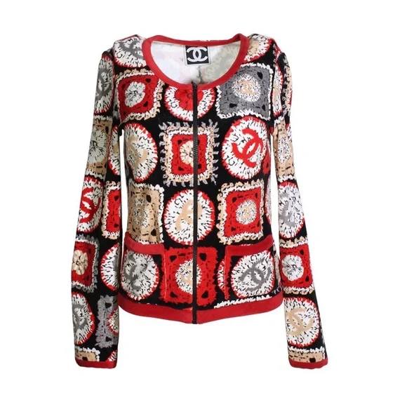 Chanel Collectors Item Patchwork Velvet Zip Up, 100%Authentic, $3,400.00MSRP - Picture 7 of 7